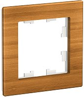 Рамка универсальная Systeme Electric AtlasDesign Nature 1-м. дерево бамбук